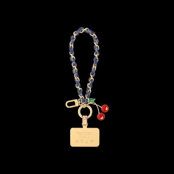 Louis Vuitton x Murakami Accessories - Louis Vuitton x Murakami Denim Cherry Phone Holder